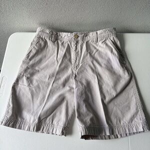 IZOD Saltwater Light Khaki Size 34 Chino Short Preppy Beach Vacation Cruise